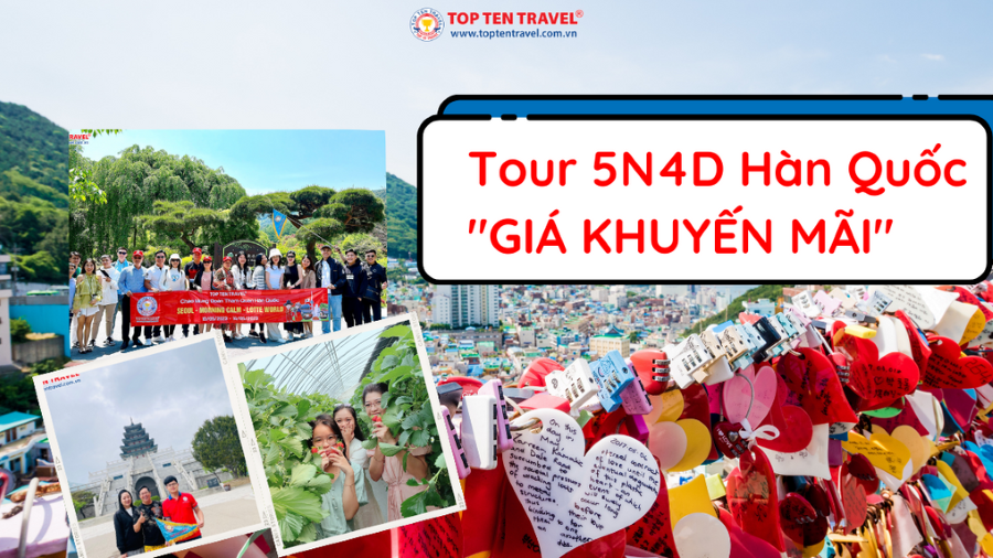 Tổng hợp tour du lịch Hàn Quốc 5N4D 'GIÁ KHUYẾN MÃI'