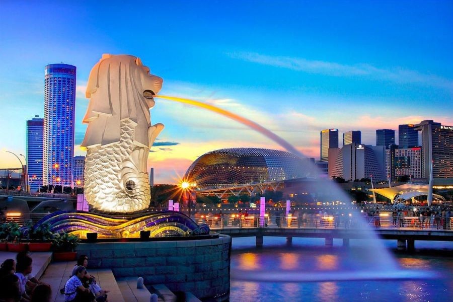 Những điều thú vị tại Công viên Sư tử biển – Merlion Park
