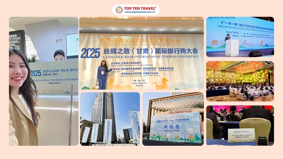 Top Ten Travel Tham Dự Hội Nghị Du Lịch Quốc Tế Con Đường Tơ Lụa Cam Túc 2025