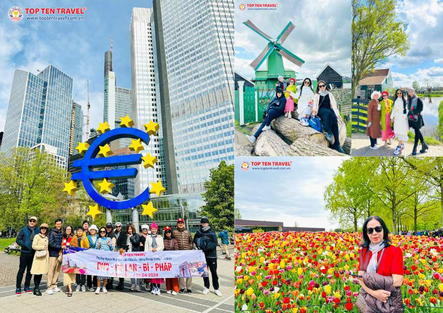 Tour Châu Âu Mùa Tulip: Hành Trình Sắc Màu Qua Đức - Hà Lan - Bỉ - Pháp