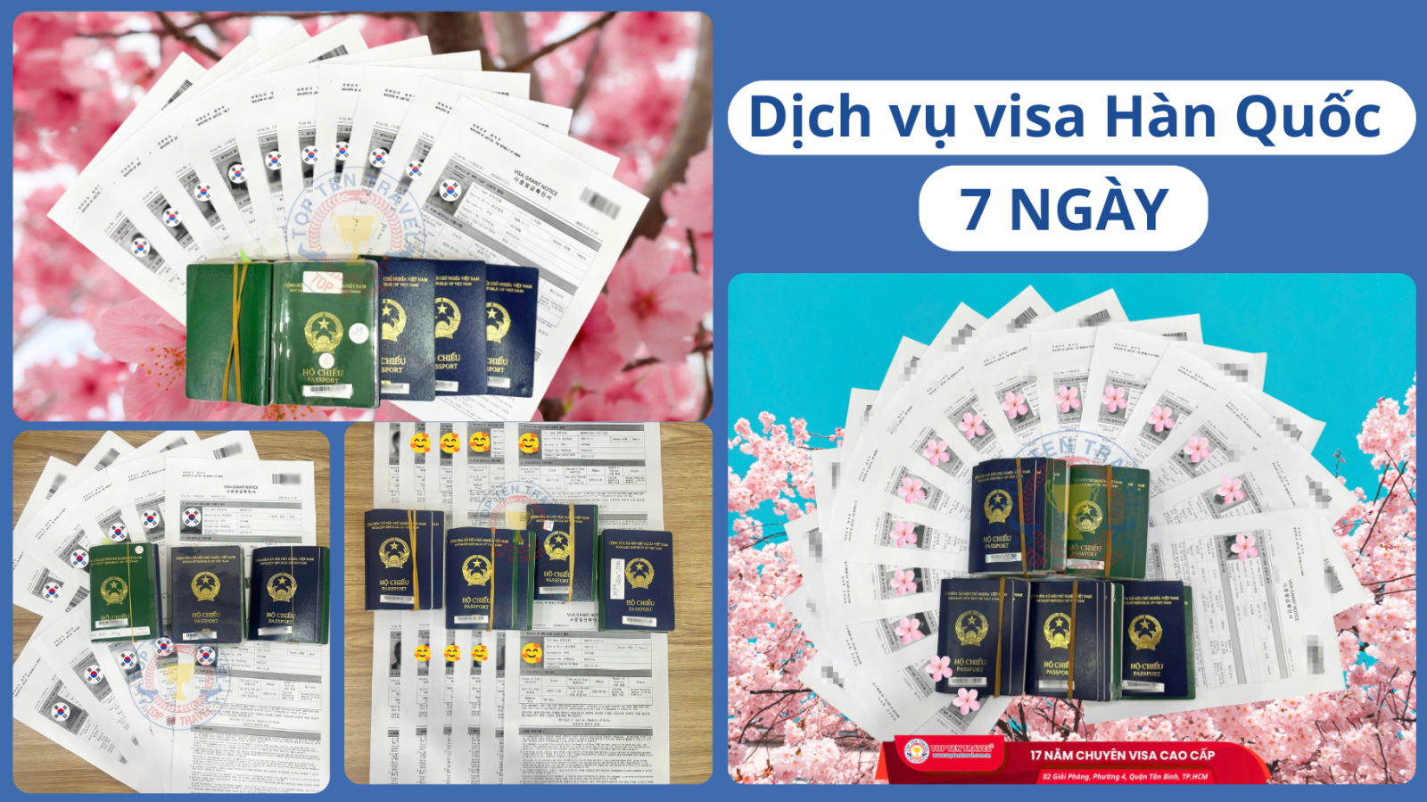 Dịch vụ hỗ trợ xin 'VISA HÀN QUỐC 7 NGÀY'