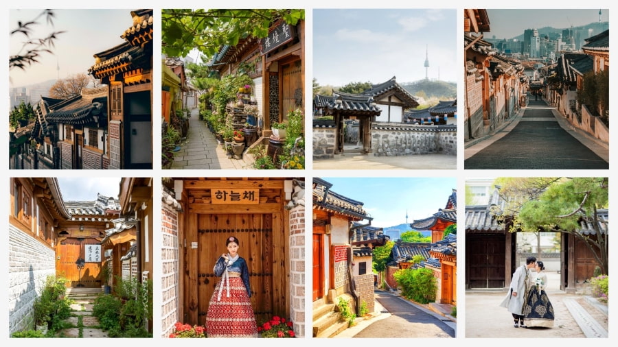 Lạc lối trước vẻ đẹp của các ngôi làng cổ tại Seoul Hàn Quốc