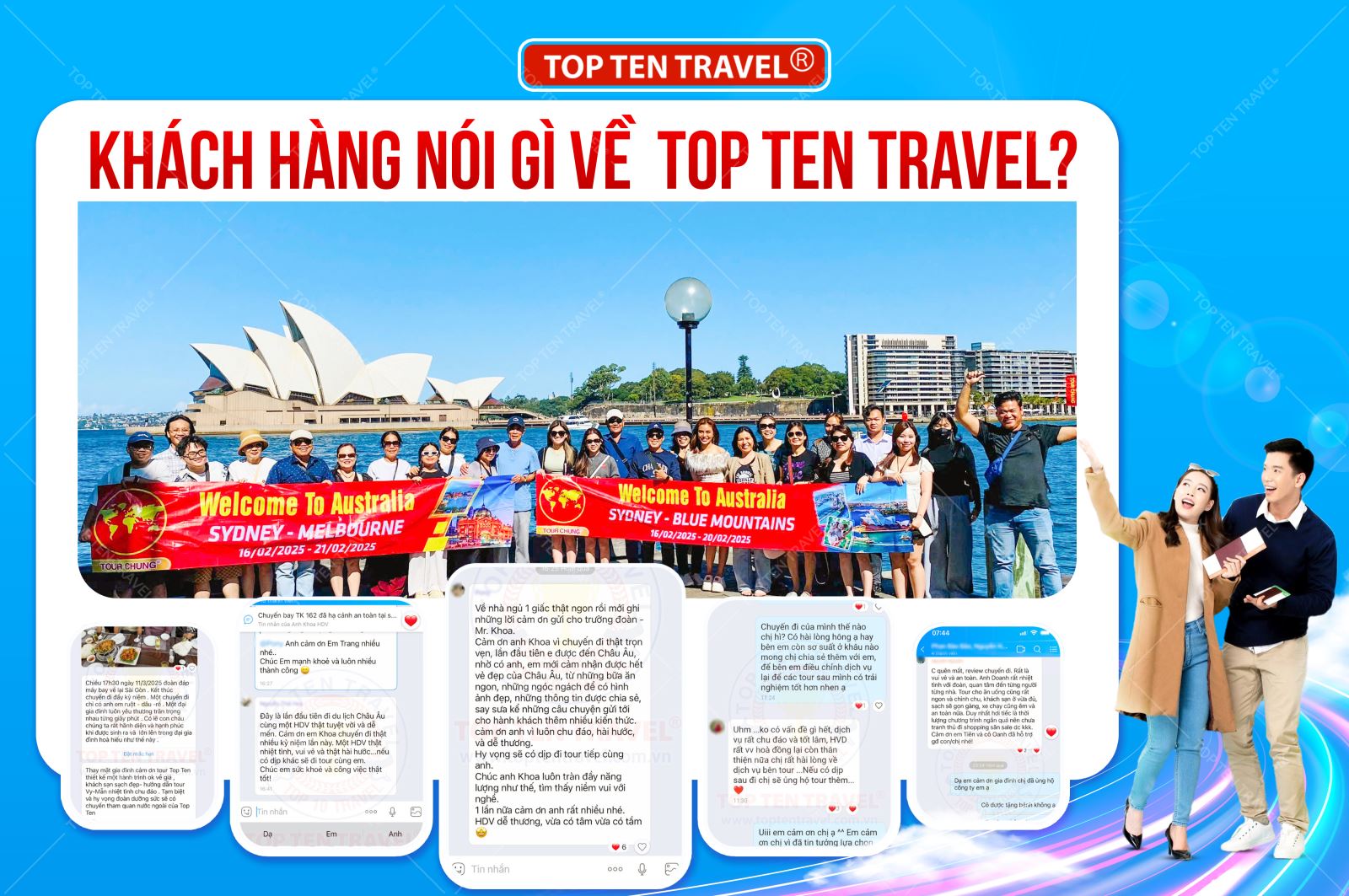 Khách hàng nói gì về Top Ten Travel?