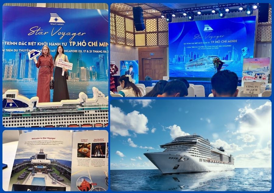 Top Ten Travel tham dự sự kiện công bố Thành Phố Hồ Chí Minh trở thành cảng nhà của Star Voyager