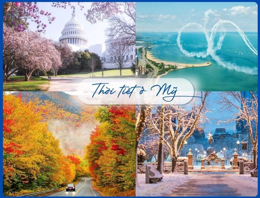 Đặc điểm thời tiết mùa hè tại Mỹ