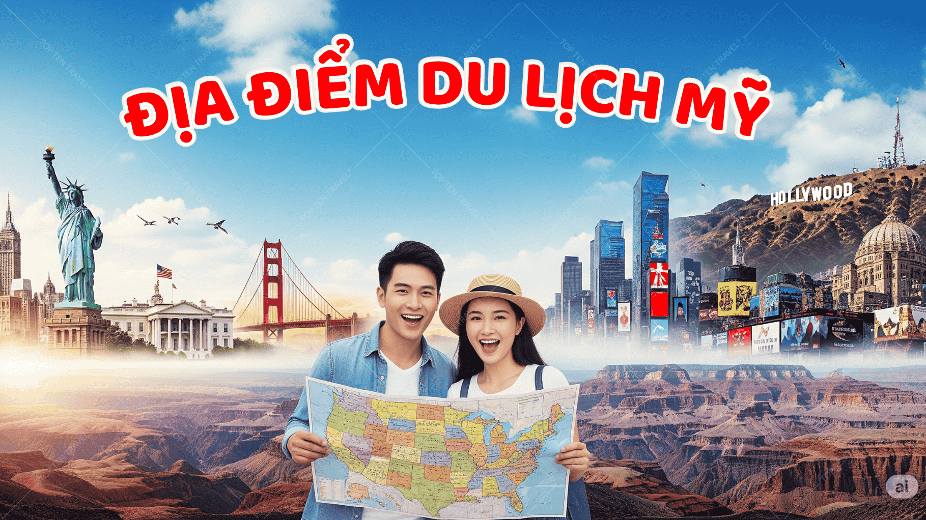 Top 14 địa điểm du lịch Mỹ hot nhất hiện nay