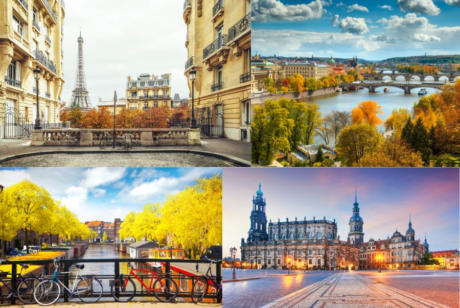 Du lịch Châu Âu mùa thu – Hành trình khám phá sắc vàng cổ tích
