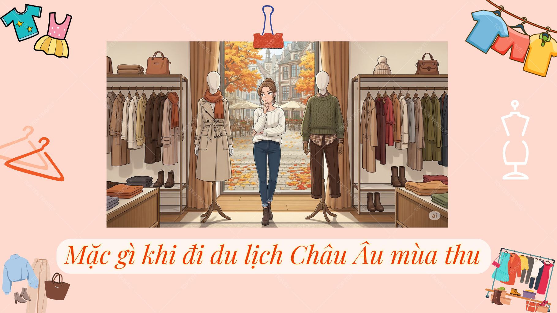 Mặc gì khi đi du lịch châu âu mùa thu