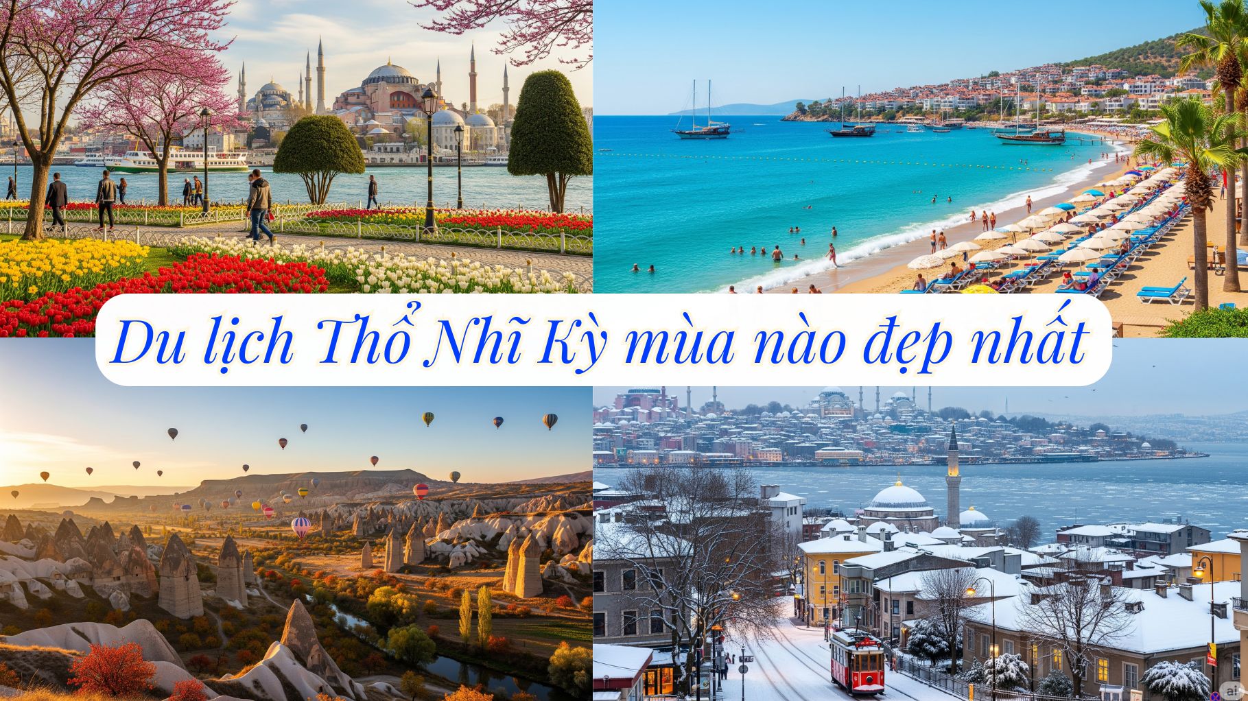 Du lịch Thổ Nhĩ Kỳ mùa nào đẹp nhất?