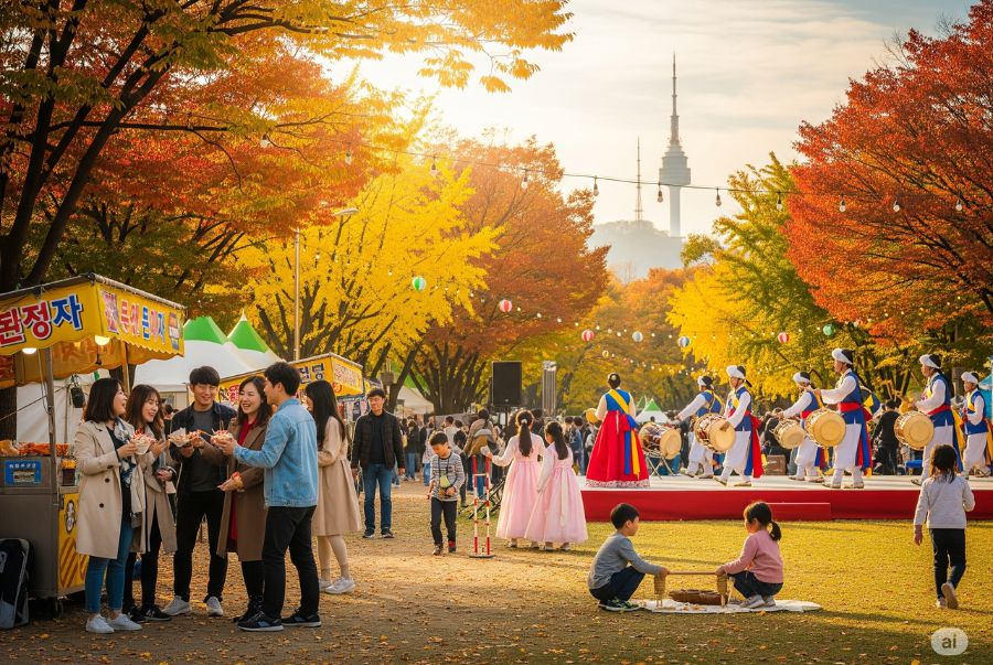 Danh sách các lễ hội mùa thu nổi bật tại Seoul mùa thu