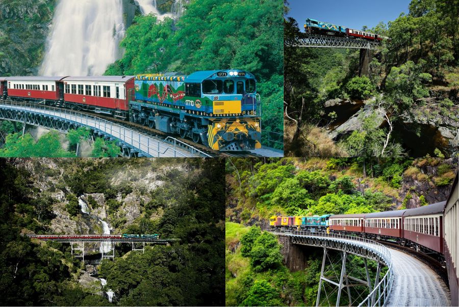 Những trải nghiệm hấp dẫn trên chuyến tàu cổ Kuranda Scenic Railway