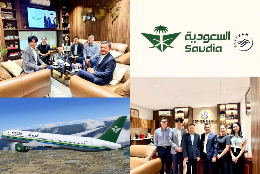 Top Ten Travel hợp tác cùng Saudia Airlines – Mở lối thị trường Trung Đông