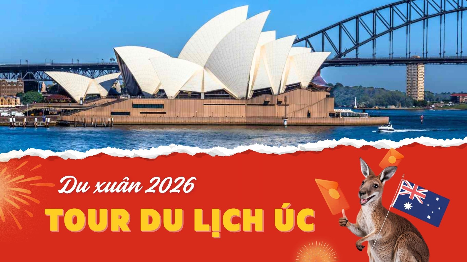 Tour Du Lịch Úc Tết 2026 Sydney – Melbourne Giá Tốt