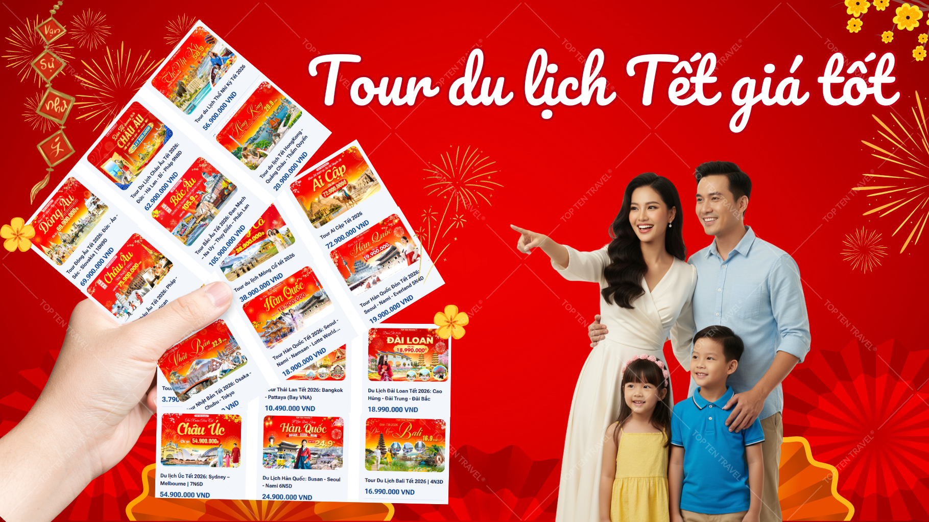 Danh sách tour du lịch Tết 2026 giá tốt