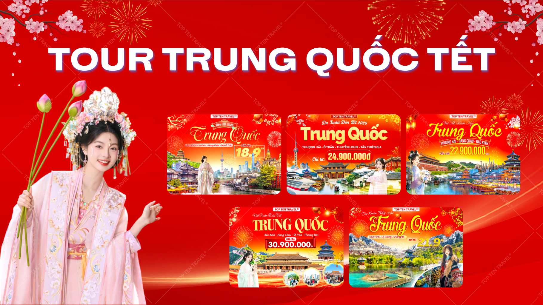 Danh sách tour du lịch Trung Quốc Tết 2026 giá tốt