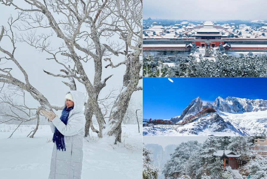 Tuyết ở Trung Quốc rơi vào tháng mấy?