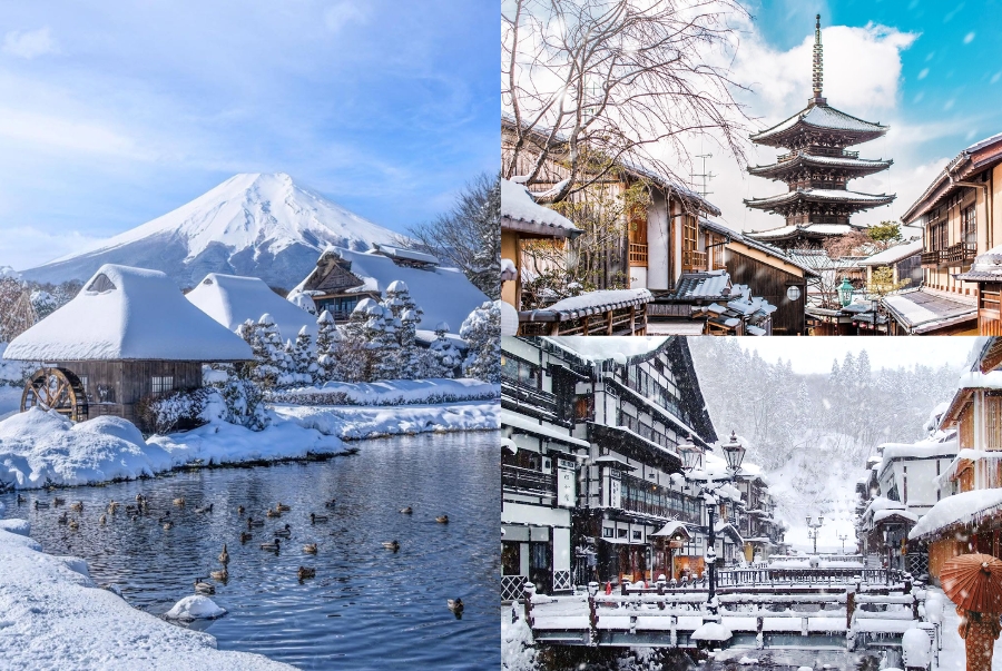 Du lịch Nhật Bản mùa đông tháng mấy có tuyết rơi?