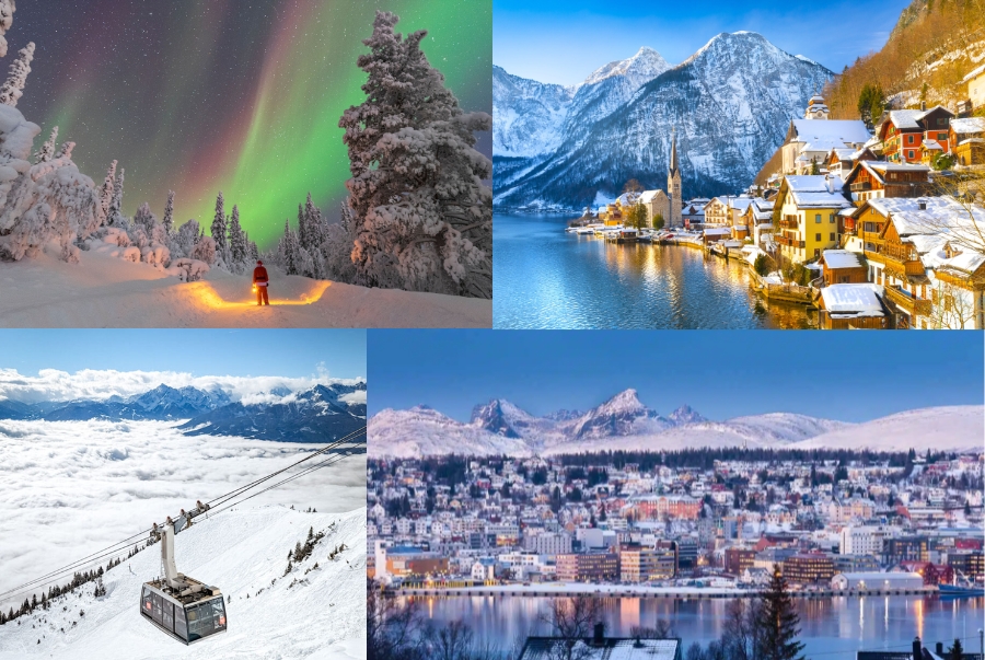 Top 7 địa điểm ngắm tuyết đẹp nhất Châu Âu