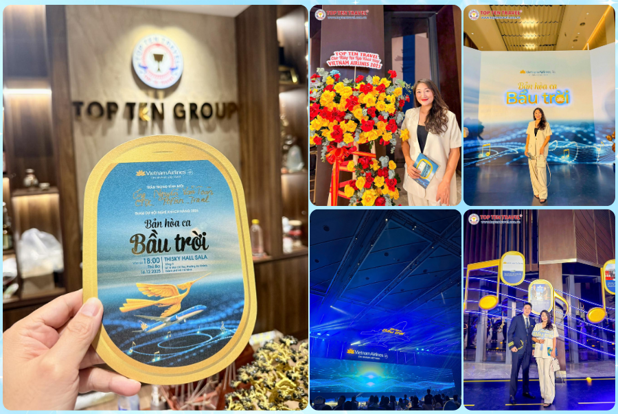 Top Ten Travel đồng hành cùng Vietnam Airlines - Ghi danh Top 5 doanh số quốc tế năm 2025