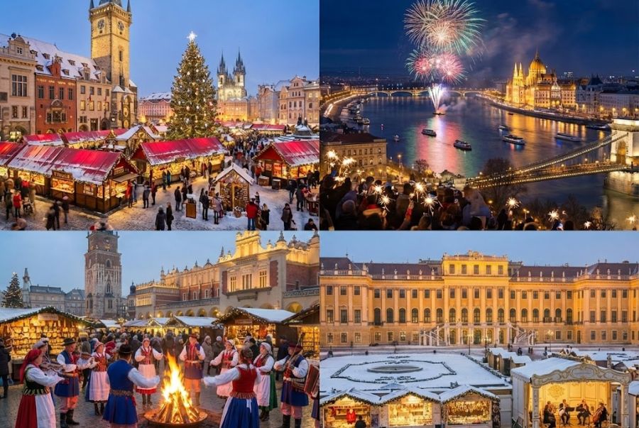 Các lễ hội mùa đông nổi tiếng khi đi du lịch Đông Âu dịp tết