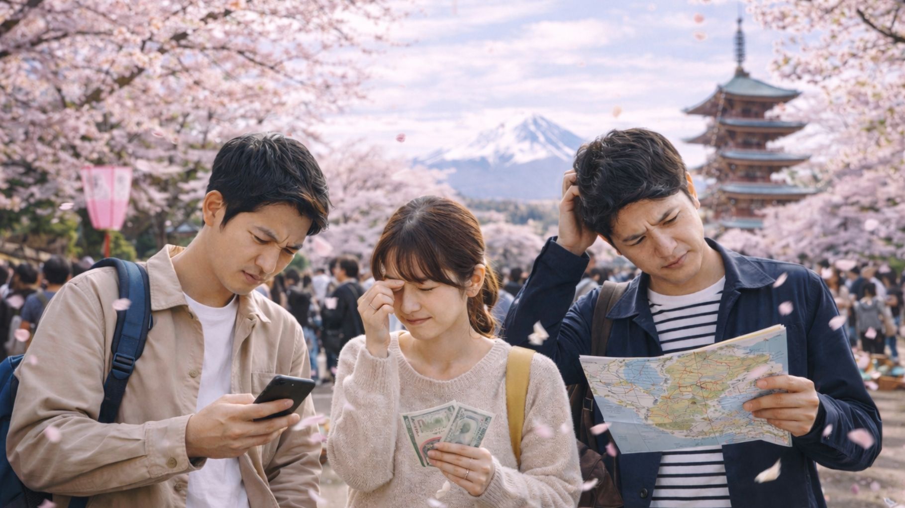 Những sai lầm thường gặp khi du lịch Nhật Bản mùa hoa anh đào