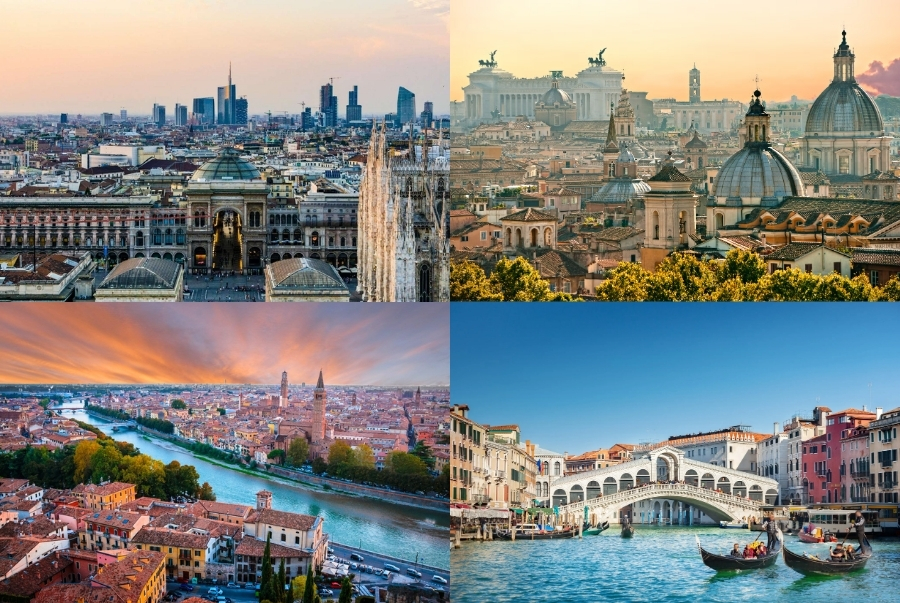 Gợi ý các thành phố đáng ghé thăm khi du lịch nước Ý