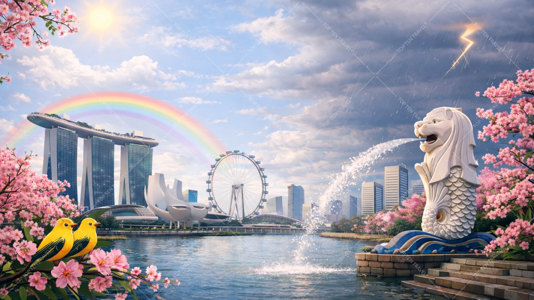 Đặc điểm thời tiết Singapore mùa xuân