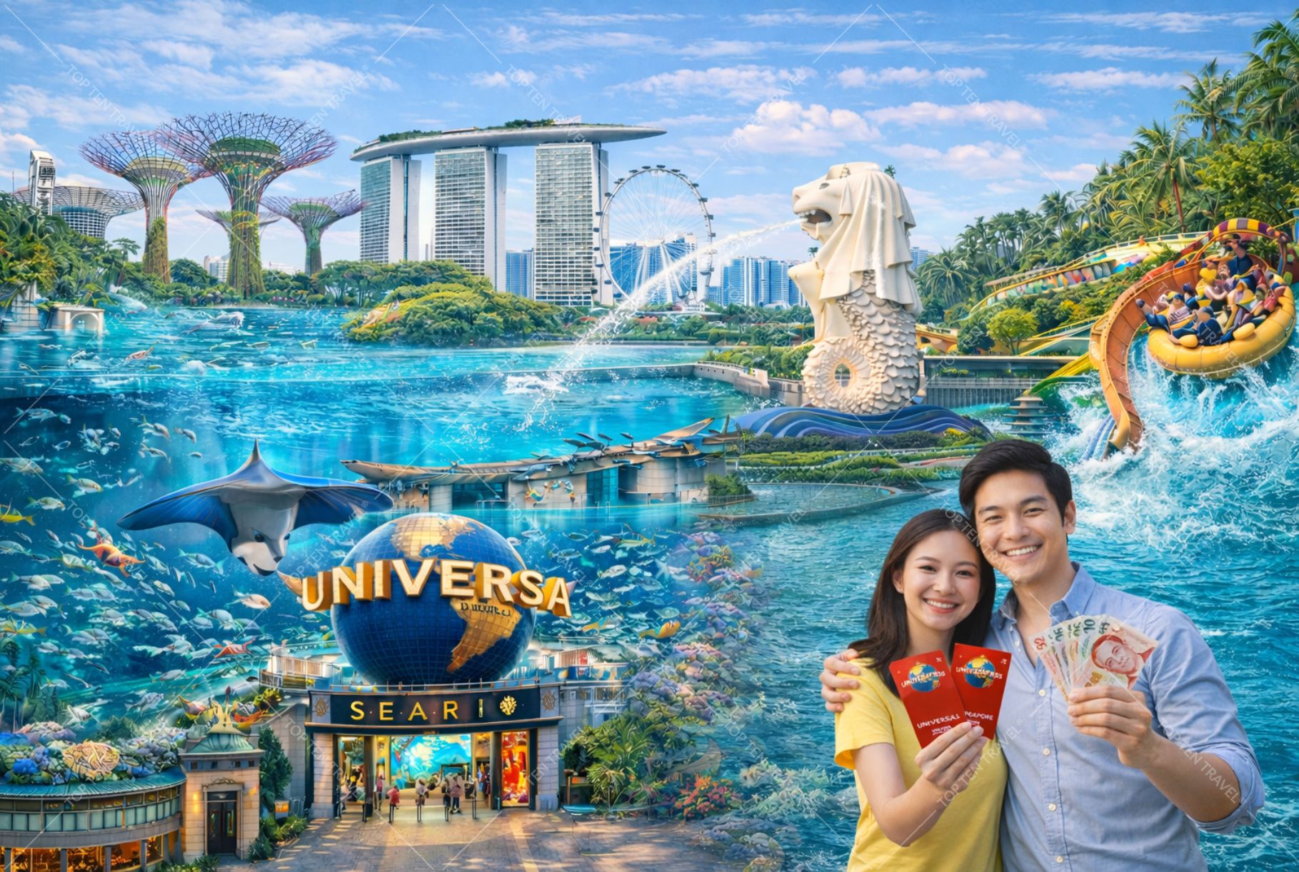 Giá vé và thông tin các khu vui chơi tại Singapore