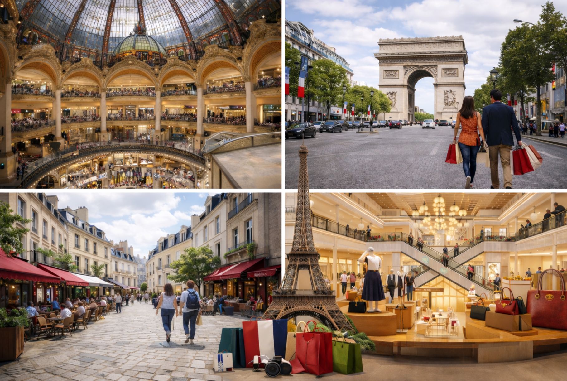 Những địa điểm mua sắm nổi tiếng tại Paris