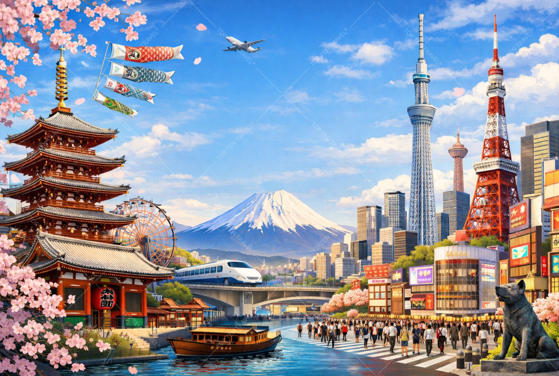 Danh sách các địa điểm du lịch Tokyo không nên bỏ lỡ