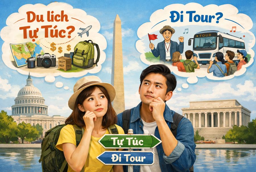 Nên du lịch Washington D.C theo tour hay tự túc?
