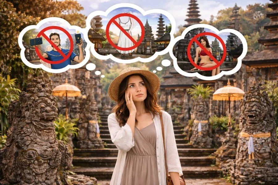 Những điều cấm kỵ khi tham quan đền thiêng tại Bali
