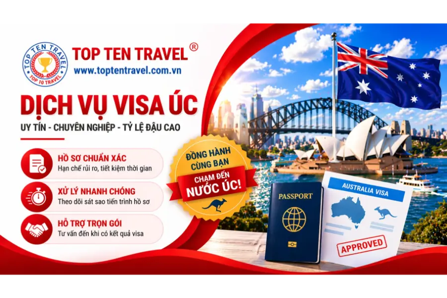 Dịch vụ visa Úc trọn gói uy tín tại Thành Phố Hồ Chí Minh