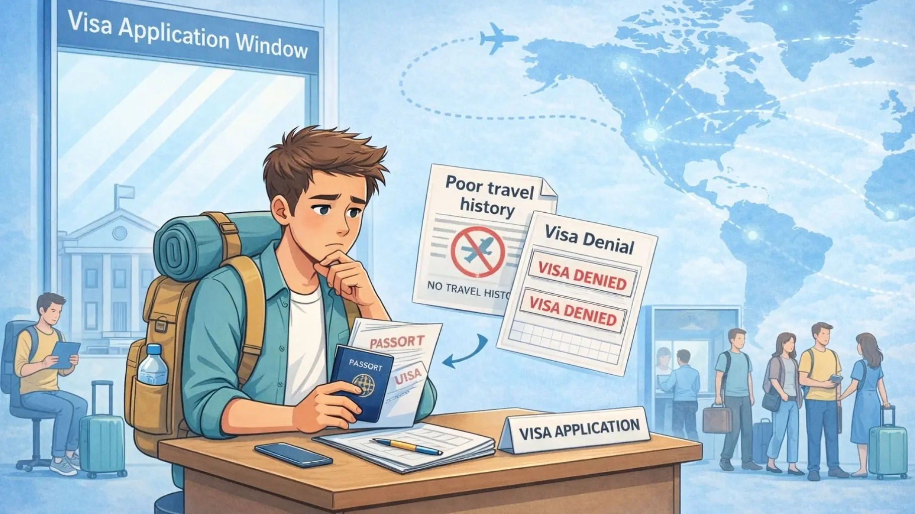 Lịch sử du lịch kém có ảnh hưởng kết quả xin visa không?