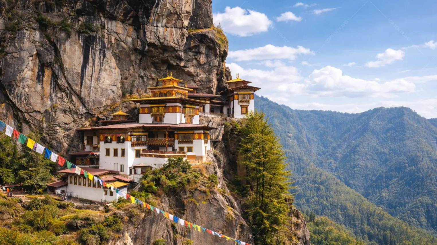Tu viện Tiger’s Nest – biểu tượng du lịch Bhutan
