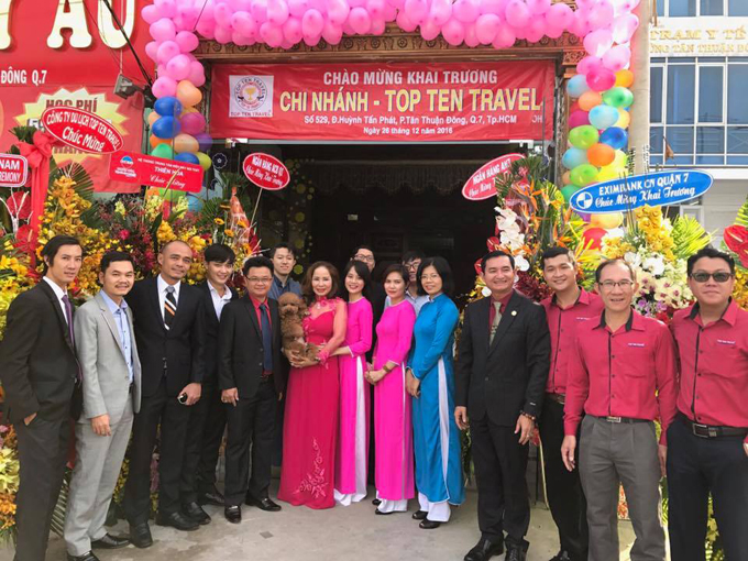 Top Ten Travel tưng bừng khai trương chi nhánh mới tại quận 7 - HCM