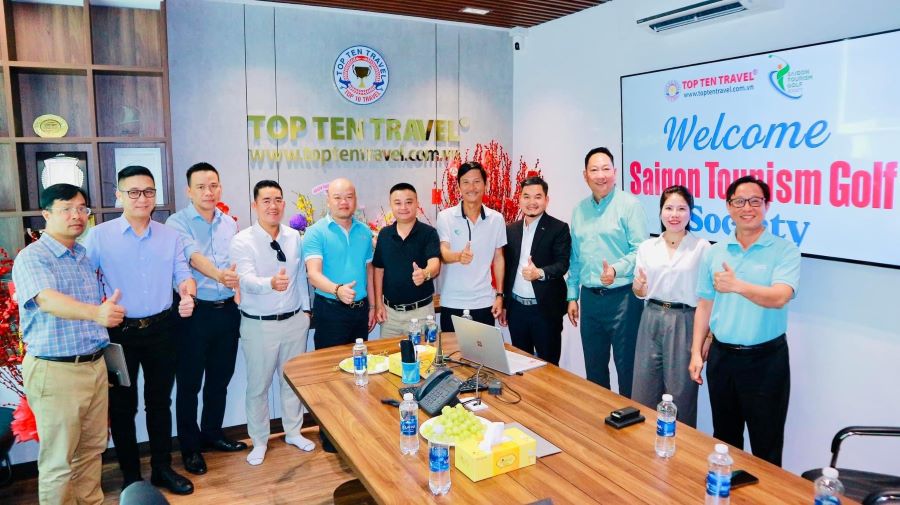 Saigon Tourism Golf Society Gặp Gỡ, Kết Nối Giao Thương Cùng Top Ten Travel