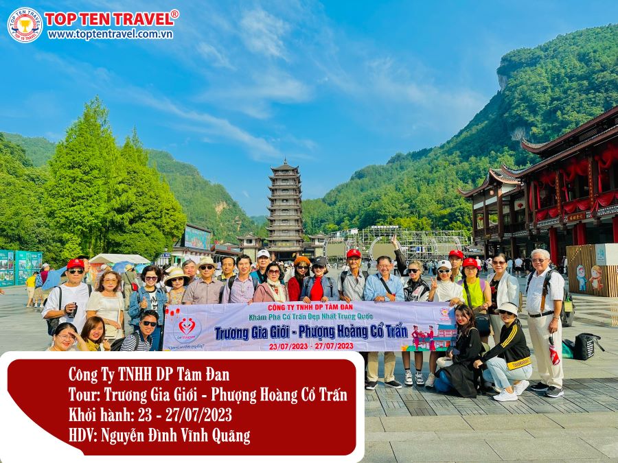 Tổng hợp hình đoàn tour du lịch khởi hành tháng 7/2023 tại Top Ten Travel