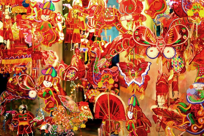 Trung thu trải khắp ba miền