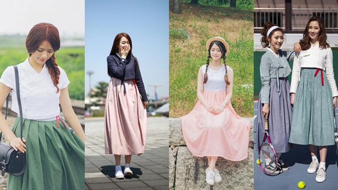 Điệu đà với Hanbok cách tân