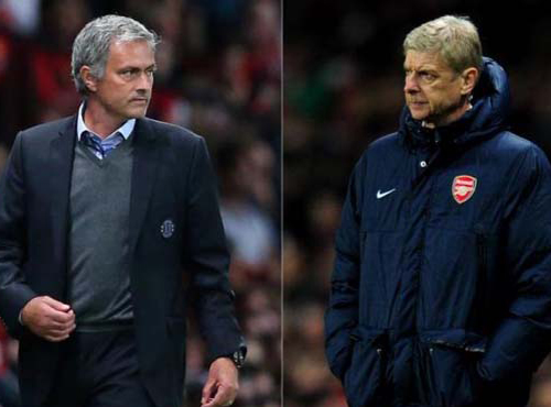 Wenger và Mourinho liên tục khẩu chiến