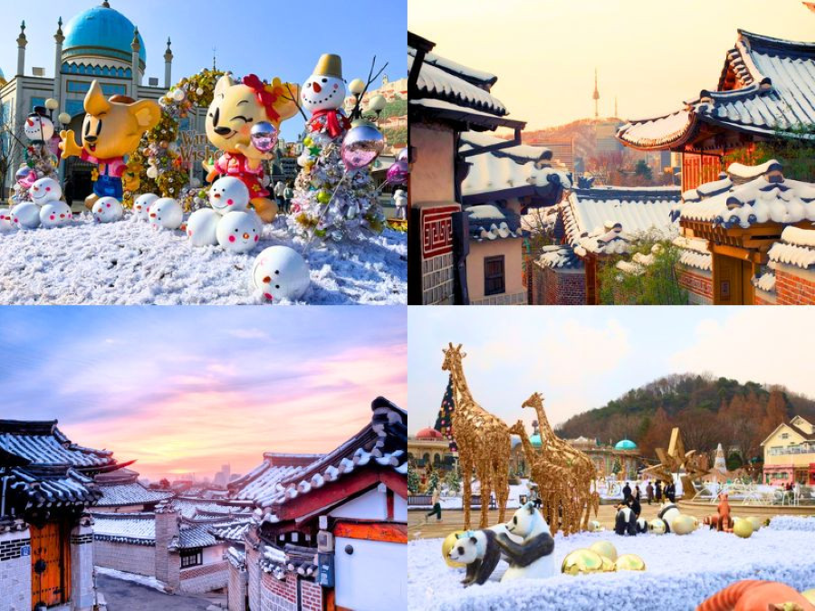 Ngỡ ngàng trước 5 ngôi làng nổi tiếng tại Hàn Quốc vào mùa đông