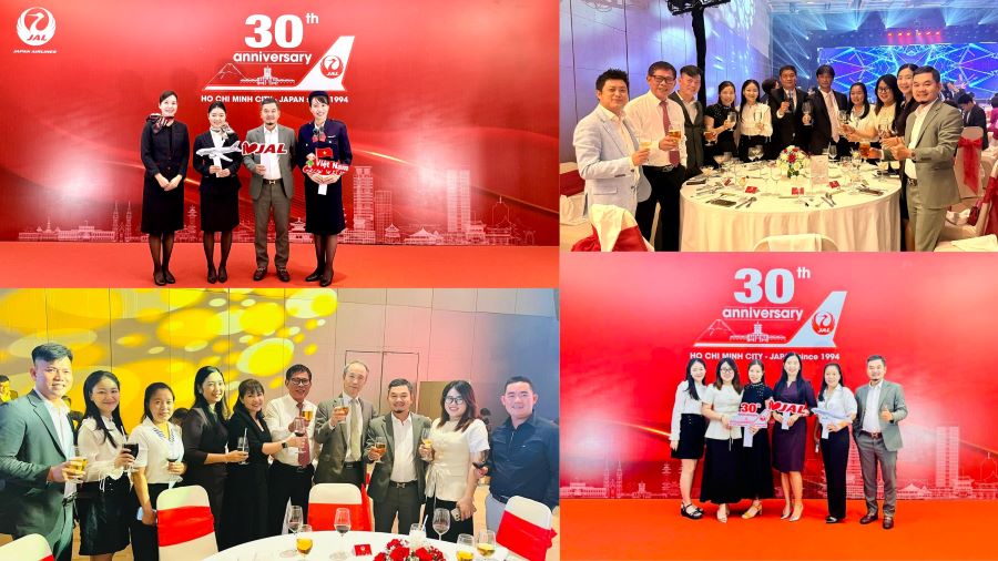 Top Ten Travel chúc mừng kỷ niệm 30 năm hoạt động của Japan Airlines tại Việt Nam