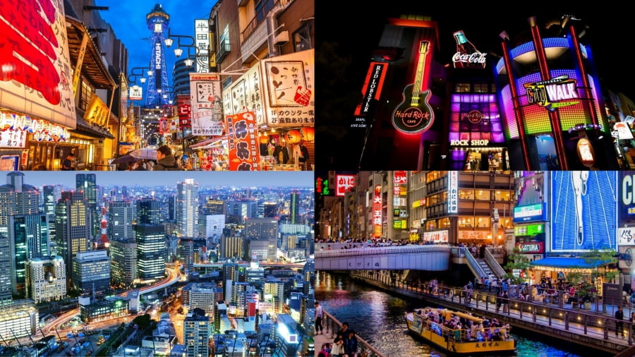 Du lịch Osaka về đêm nên đi đâu?