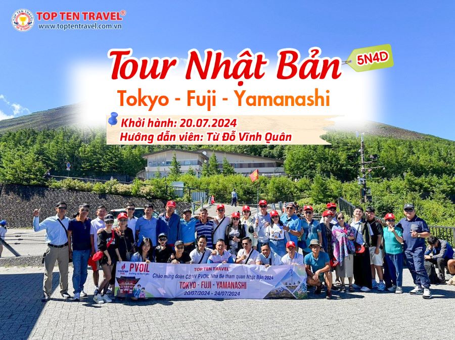 Top Ten Travel: Tổng hợp hình đoàn tour khởi hành tháng 7/2024
