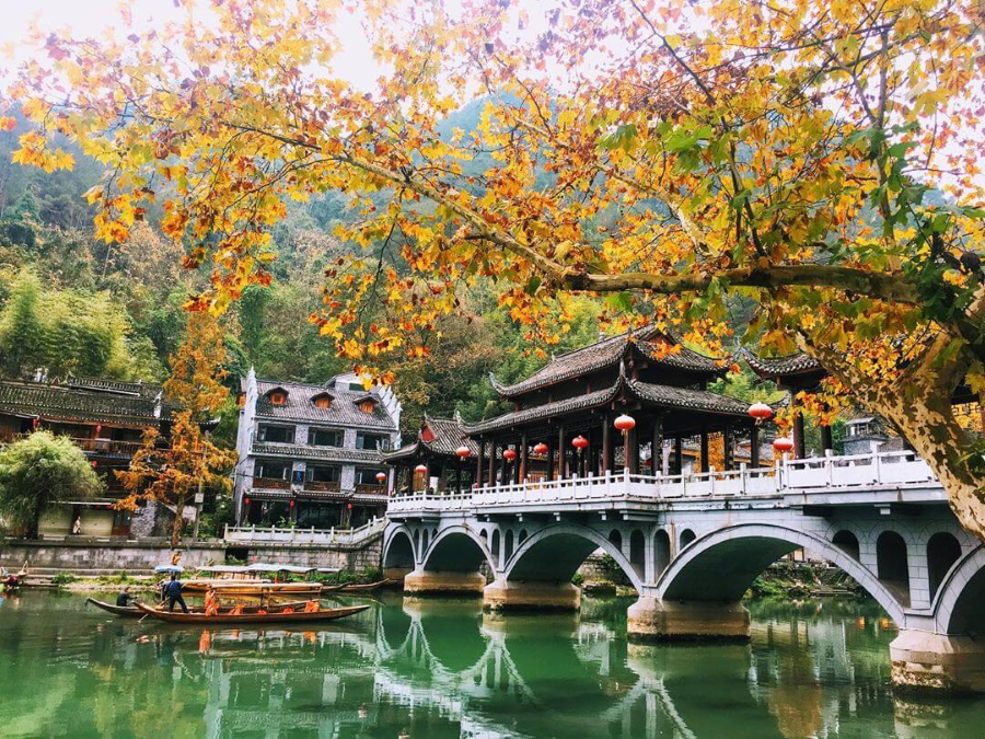 Mê mẩn trước mùa thu Lệ Giang đẹp như tranh vẽ