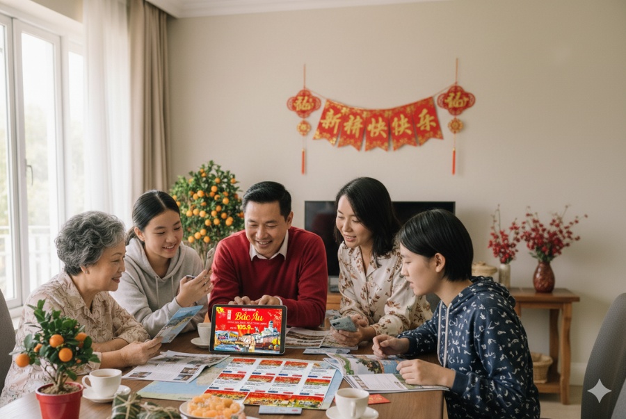 Bí quyết săn tour Châu Âu Tết giá tốt