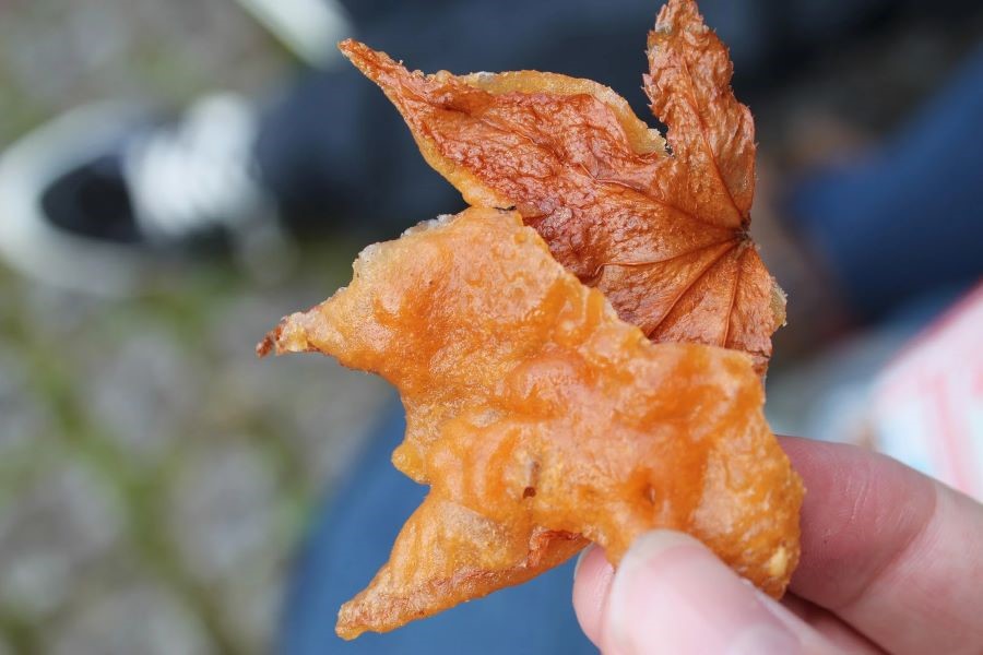 Bánh Tempura độc đáo chỉ có ở mùa thu Nhật Bản