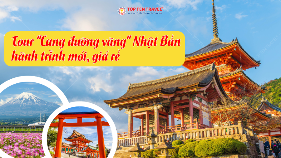 Tour Cung đường vàng Nhật Bản hành trình mới giá rẻ