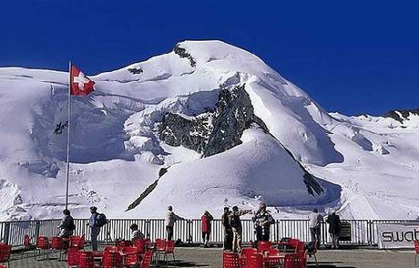 Nhà hàng xoay Allalin – Thiên đường của băng tuyết